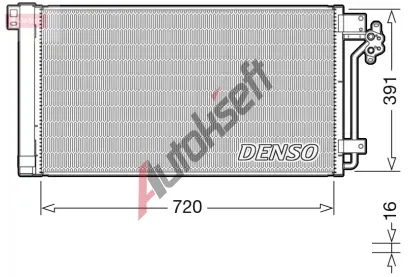 DENSO Kondenztor klimatizace DEN DCN32020, DCN32020