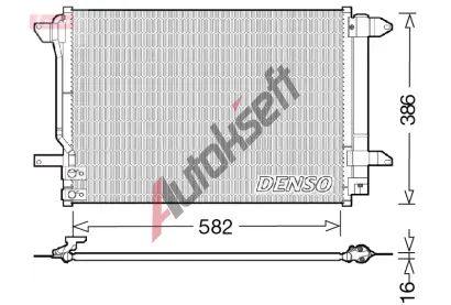 DENSO Kondenztor klimatizace DEN DCN32027, DCN32027