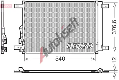 DENSO Kondenz�tor klimatizace DEN DCN32033, DCN32033