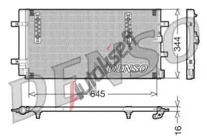 DENSO Kondenztor klimatizace DEN DCN32060, DCN32060