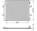 Kondenztor klimatizace DENSO ‐ DEN DCN32073