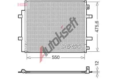 DENSO Kondenztor klimatizace DEN DCN32073, DCN32073