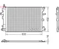 Kondenztor klimatizace DENSO ‐ DEN DCN33012