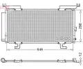 Kondenztor klimatizace DENSO ‐ DEN DCN36004