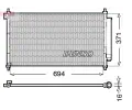 Kondenztor klimatizace DENSO ‐ DEN DCN40012