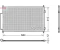 Kondenztor klimatizace DENSO ‐ DEN DCN40027