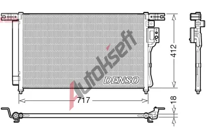 DENSO Kondenztor klimatizace DEN DCN41008, DCN41008