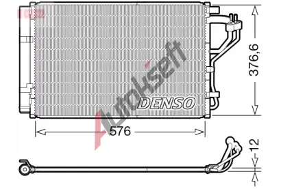 DENSO Kondenztor klimatizace DEN DCN41010, DCN41010