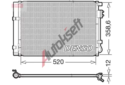 DENSO Kondenztor klimatizace DEN DCN41011, DCN41011