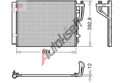 DENSO Kondenztor klimatizace DEN DCN41014, DCN41014