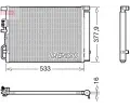 Kondenztor klimatizace DENSO ‐ DEN DCN41018