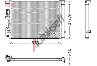 DENSO Kondenztor klimatizace DEN DCN41018, DCN41018