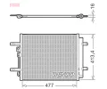 Kondenz�tor klimatizace&nbsp;DENSO&nbsp;&dash;&nbsp;DEN DCN41029