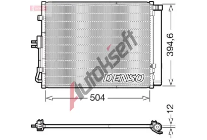 DENSO Kondenztor klimatizace DEN DCN43005, DCN43005
