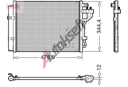 DENSO Kondenztor klimatizace DEN DCN43006, DCN43006