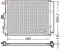 Kondenztor klimatizace DENSO ‐ DEN DCN43007