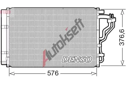 DENSO Kondenztor klimatizace DEN DCN43008, DCN43008