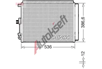 DENSO Kondenztor klimatizace DEN DCN43009, DCN43009