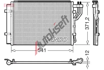 DENSO Kondenztor klimatizace DEN DCN43010, DCN43010