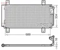 Kondenz�tor klimatizace&nbsp;DENSO&nbsp;&dash;&nbsp;DEN DCN44008