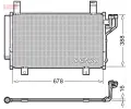 Kondenz�tor klimatizace&nbsp;DENSO&nbsp;&dash;&nbsp;DEN DCN44009