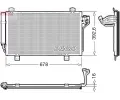 Kondenztor klimatizace DENSO ‐ DEN DCN44015