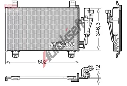 DENSO Kondenztor klimatizace DEN DCN44017, DCN44017