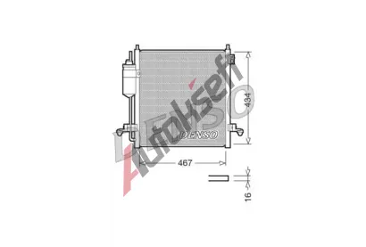 DENSO Kondenztor klimatizace DEN DCN45001, DCN45001