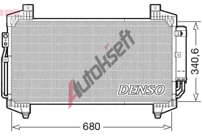 DENSO Kondenz�tor klimatizace DEN DCN45014, DCN45014