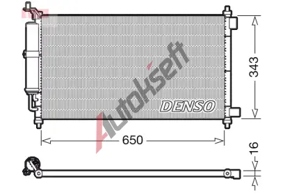 DENSO Kondenztor klimatizace DEN DCN46020, DCN46020