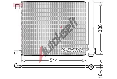 DENSO Kondenztor klimatizace DEN DCN46022, DCN46022