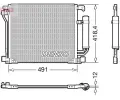 Kondenztor klimatizace DENSO ‐ DEN DCN46025