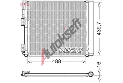 DENSO Kondenztor klimatizace DEN DCN46028, DCN46028