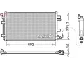 Kondenztor klimatizace DENSO ‐ DEN DCN46035