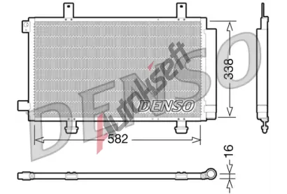 DENSO Kondenztor klimatizace DEN DCN47002, DCN47002