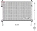 Kondenz�tor klimatizace&nbsp;DENSO&nbsp;&dash;&nbsp;DEN DCN47006