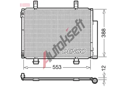 DENSO Kondenzátor klimatizace DEN DCN47007, DCN47007 DENSO Kondenzátor klimatizace DEN DCN47007, DCN47007