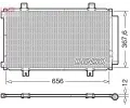 Kondenztor klimatizace DENSO ‐ DEN DCN47009