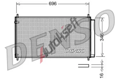 DENSO Kondenztor klimatizace DEN DCN50022, DCN50022