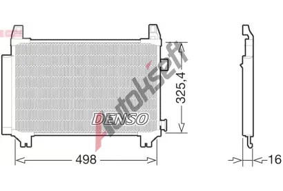 DENSO Kondenztor klimatizace DEN DCN50029, DCN50029