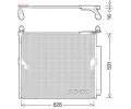 Kondenztor klimatizace DENSO ‐ DEN DCN50038