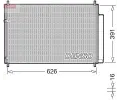 Kondenztor klimatizace DENSO ‐ DEN DCN50041