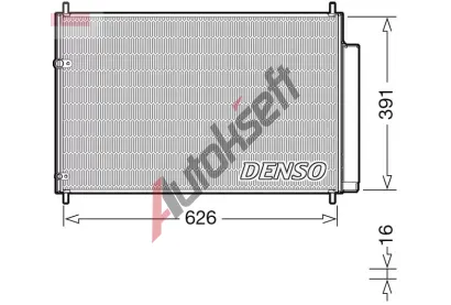 DENSO Kondenztor klimatizace DEN DCN50041, DCN50041