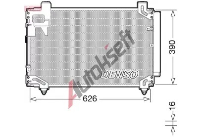 DENSO Kondenztor klimatizace DEN DCN50044, DCN50044