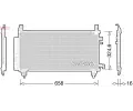 Kondenztor klimatizace DENSO ‐ DEN DCN50046