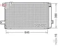 Kondenztor klimatizace DENSO ‐ DEN DCN50049