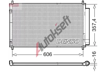 DENSO Kondenztor klimatizace DEN DCN50058, DCN50058