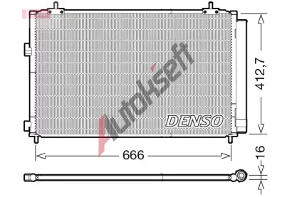 DENSO Kondenztor klimatizace DEN DCN50059, DCN50059