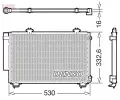 Kondenztor klimatizace DENSO ‐ DEN DCN50060