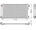 Kondenztor klimatizace DENSO ‐ DEN DCN50061
